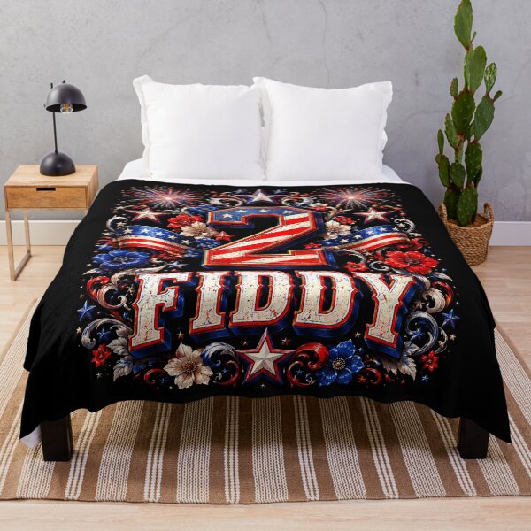 Item preview, 2 Fiddy Funny 250th Anniversary 4th of July Patriotic Art designed and sold by elongatedjazz.