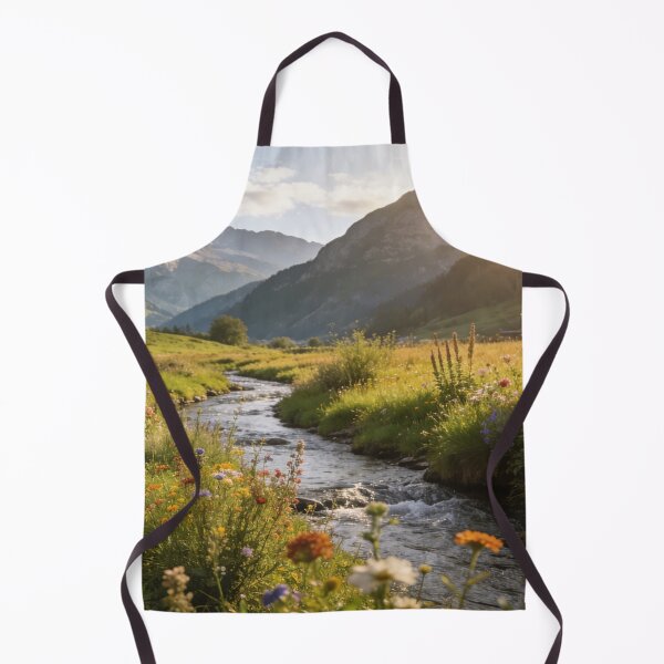 Item preview, Golden Mountain Retreat by the Riverside Deck designed and sold by BlareBlare.