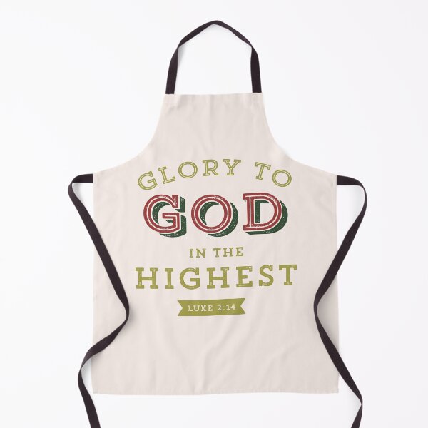 Item preview, Glory to God in the Highest Luke 2:14 Christmas Bible Verse Christian Scripture designed and sold by Blessed Be Your Name.