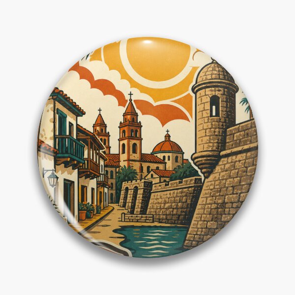 Item preview, St Augustine USA Travel Souvenir - Retro Illustration designed and sold by VisualArtsOasis.