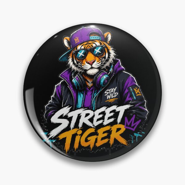Item preview, Street King Tiger – Urban Predator Streetwear Edition designed and sold by the-dovlat.