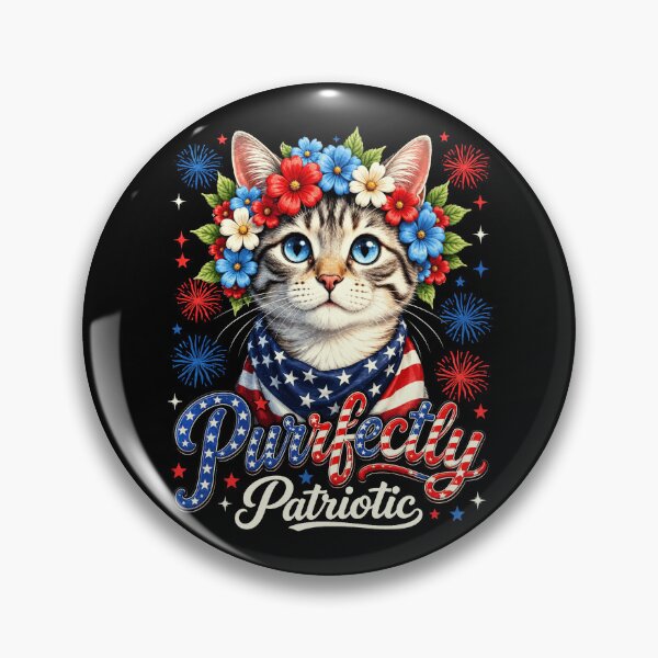 Item preview, 4th Of July Cat Lovers Purrfectly Patriotic 250 Years 250th designed and sold by elongatedjazz.