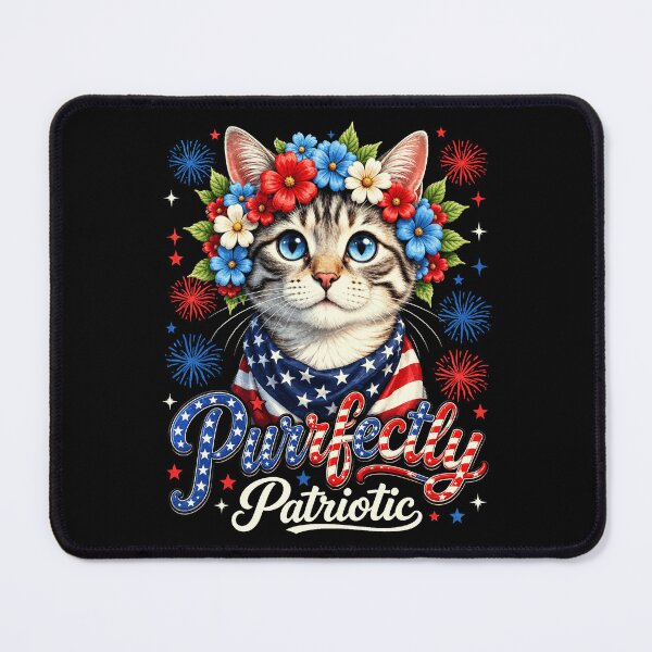 Item preview, 4th Of July Cat Lovers Purrfectly Patriotic 250 Years 250th designed and sold by elongatedjazz.