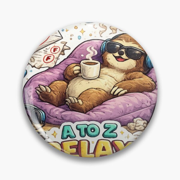 Item preview, A to Z Relax Mode Sticker designed and sold by Genzfirevibes.