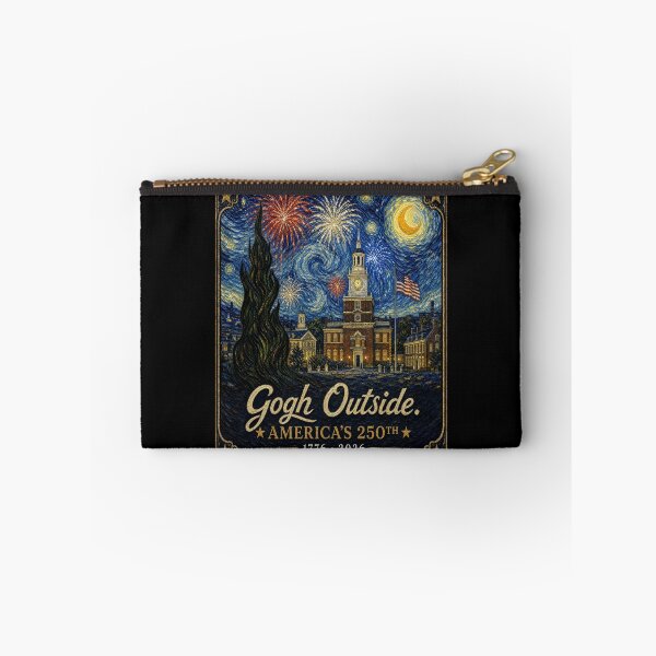 Item preview, Gogh Outside America'S 250th 1776 2026 Starry Night USA designed and sold by MaskedTarget.