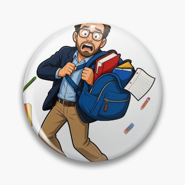 Item preview, Back to School Adult Edition Panic Humor designed and sold by SpeakingPrint2.