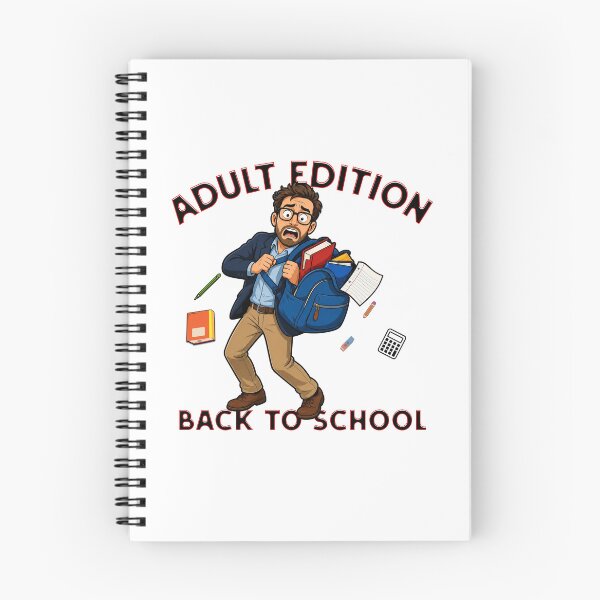 Item preview, Back to School Adult Edition Panic Humor designed and sold by SpeakingPrint2.