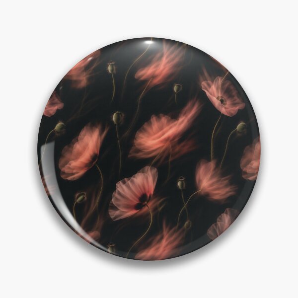 Item preview, Dark floral dreamscape with painterly blur designed and sold by Designbes.