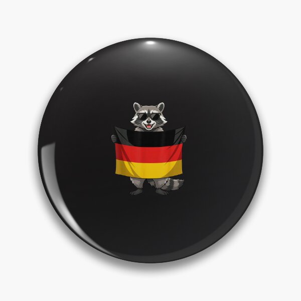 Item preview, Germany Flag Raccoon Funny German Pride Cartoon Animal Design designed and sold by kiralynstration.