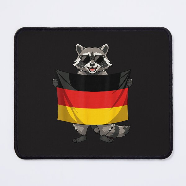 Item preview, Germany Flag Raccoon Funny German Pride Cartoon Animal Design designed and sold by kiralynstration.