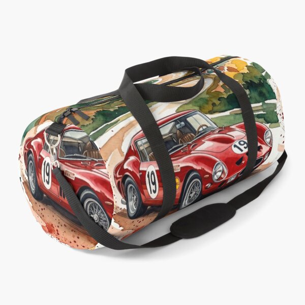 Item preview, Classic Colombo V12 Italian Berlinetta Vintage Racing Watercolor Art designed and sold by RevUpDesign.