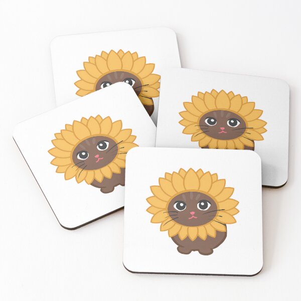 Item preview, Sunflower Cat designed and sold by CatHoods.