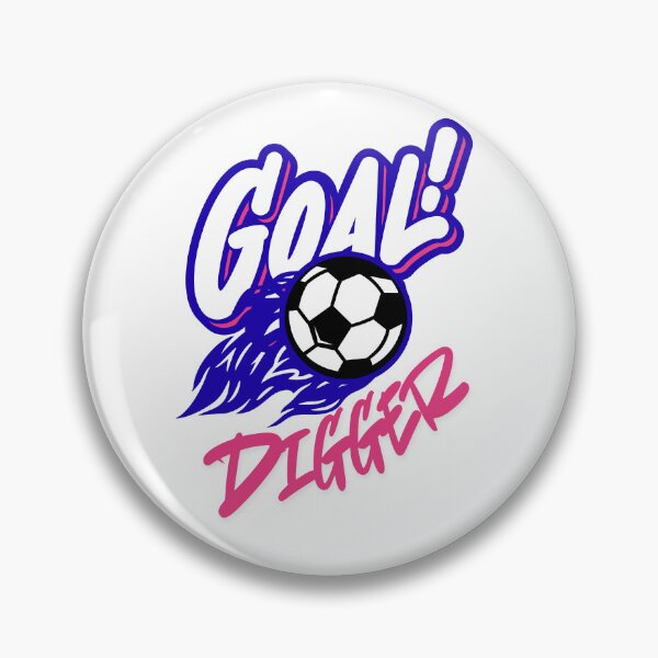Item preview, Goal Digger Funny Soccer Pun Motivational Sports Design designed and sold by shopfindingbeni.