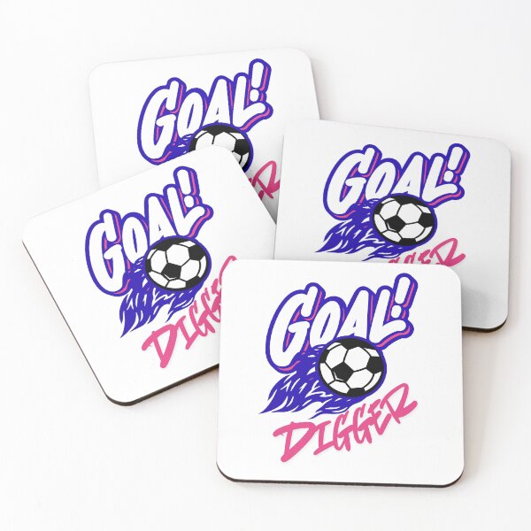 Item preview, Goal Digger Funny Soccer Pun Motivational Sports Design designed and sold by shopfindingbeni.