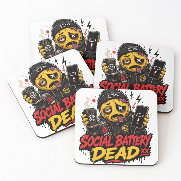 Item preview, Social Battery: Offline Forever – Introvert Survival Mode designed and sold by the-dovlat.
