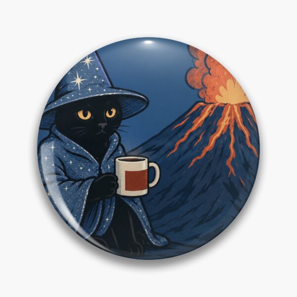 Item preview, The magic cat who chose the volcano designed and sold by The-old-sveinn.