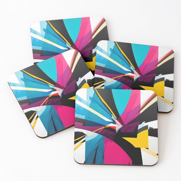 Item preview, Dynamic Abstract Geometric Shape Art designed and sold by Luna-Flow.