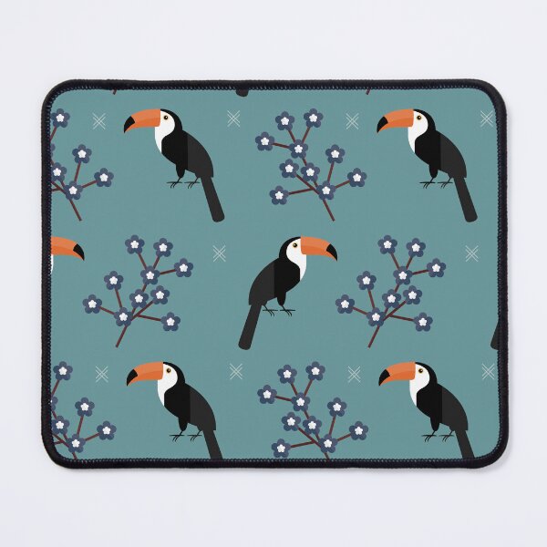Item preview, Toucans on blue designed and sold by reneesillus.