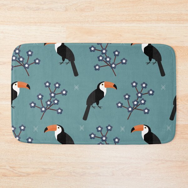 Item preview, Toucans on blue designed and sold by reneesillus.