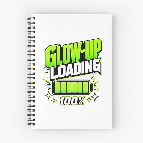 Item preview, Glow-Up Loading Battery Meme designed and sold by pirminio.