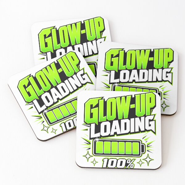 Item preview, Glow-Up Loading Battery Meme designed and sold by pirminio.