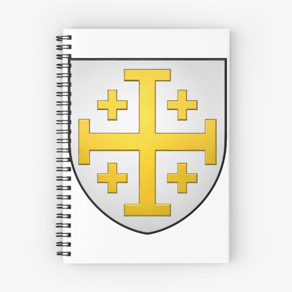Item preview, The coat of arms of the Kingdom of Jerusalem designed and sold by ✠Extra✠Ecclesiam✠Nulla✠Salus✠.