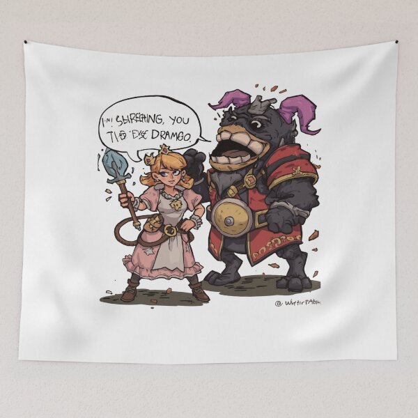 Item preview, ¡Mongo está horrorizado! Camiseta de Carl de Dungeon Crawler designed and sold by aminomen.