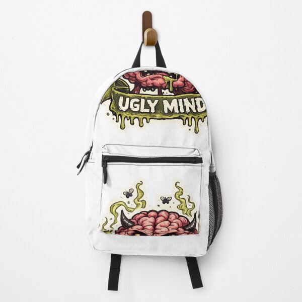 Item preview, Ugly Mind – Dark Humor Brain Sticker designed and sold by Genzfirevibes.