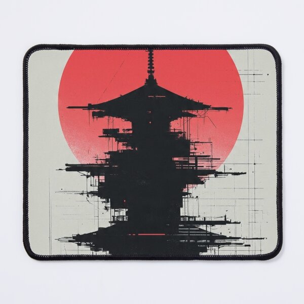 Item preview, Minimalist Cyberpunk Pagoda designed and sold by Late Theory.