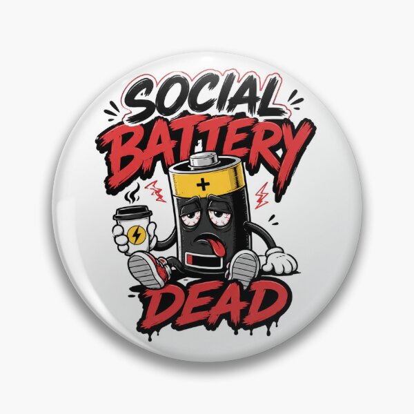 Item preview, Social Battery Deceased – Caffeine Required Immediately designed and sold by the-dovlat.