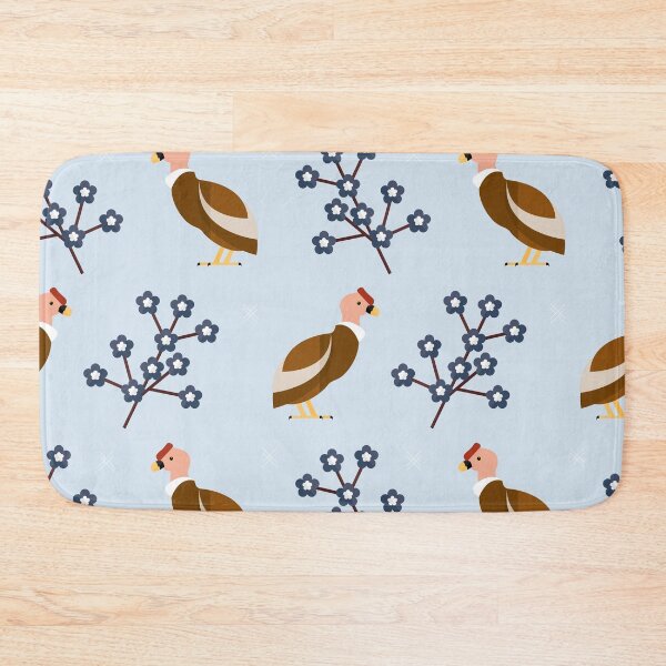 Item preview, Andean condors on blue designed and sold by reneesillus.