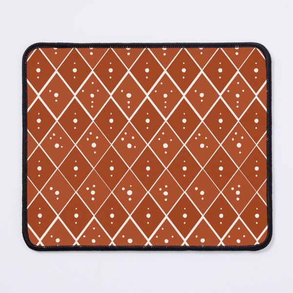 Item preview, Terracotta Argyle Dot Pattern designed and sold by Little Wimbly.
