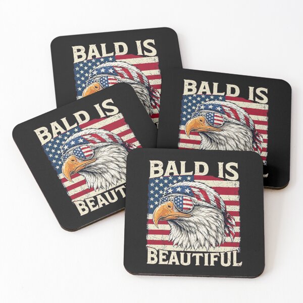 Item preview, Patriotic Bald Eagle USA Flag Sunglasses - Bald Is Beautiful Vintage Graphic designed and sold by haitrieuic96.