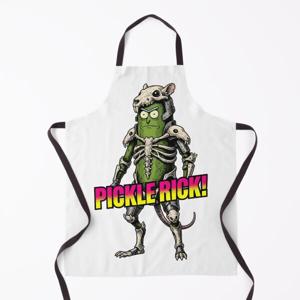 Item preview, Pickle Rick Massive Colorful Text Vector Print designed and sold by Dhenin Studio.