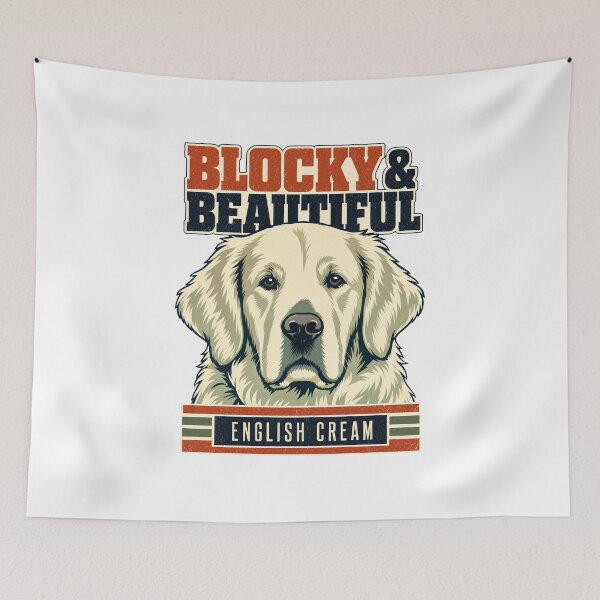 Item preview, Strong English Cream Golden Retriever designed and sold by pirminio.