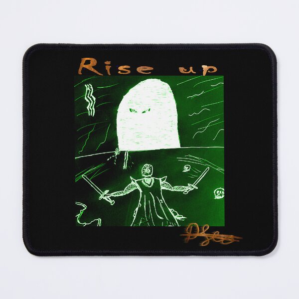 Item preview, Rise Up Green Anime Design designed and sold by D-Leo.