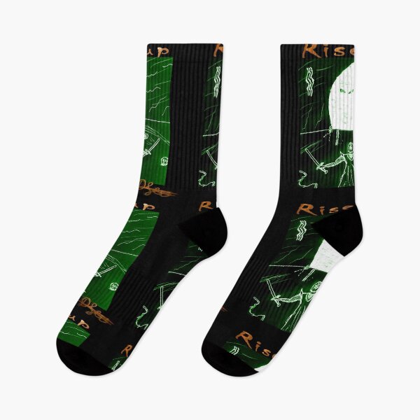 Item preview, Rise Up Green Anime Design designed and sold by D-Leo.