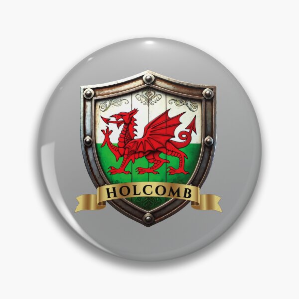 Item preview, Holcomb Welsh Heritage Crest Shield designed and sold by Highlandkings.