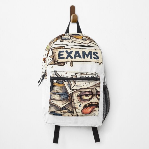 Item preview, Exams Vibe – Stressed Student Sticker designed and sold by Genzfirevibes.