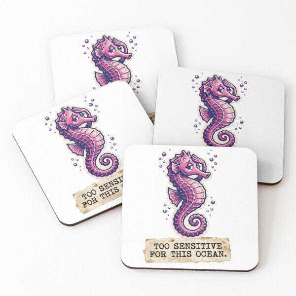 Item preview, Dramatic Seahorse Pose Print designed and sold by Ortsas.