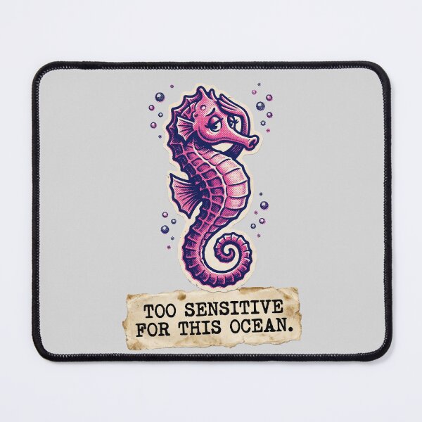 Item preview, Dramatic Seahorse Pose Print designed and sold by Ortsas.