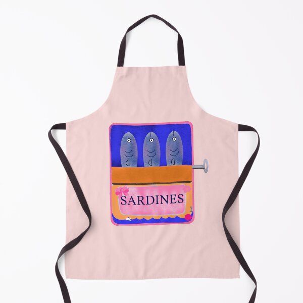 Item preview, Sardines Tin Box Vintage on blue background designed and sold by giulyz.