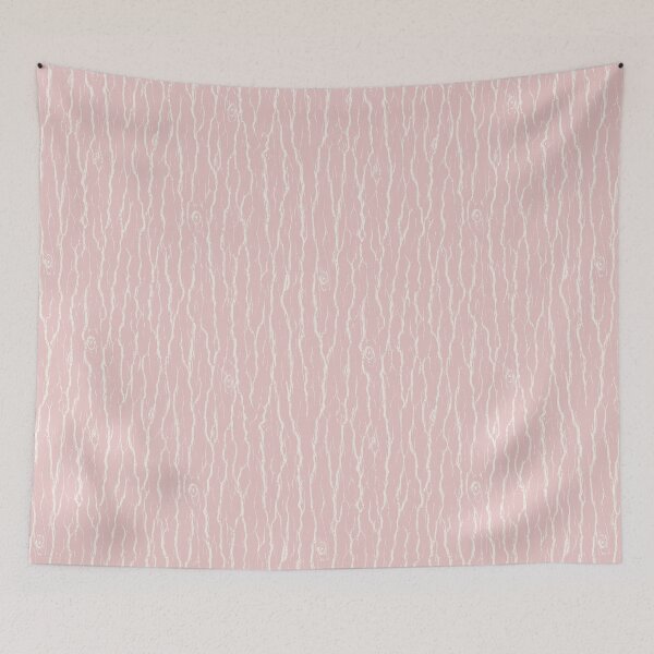 Item preview, Tree Bark Linocut Faux Bois Rustic pale blush pink designed and sold by RenattaZare.