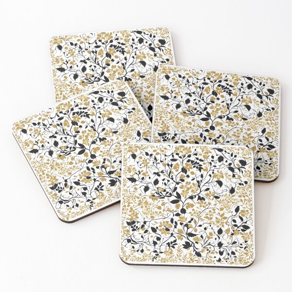 Item preview, Japanese Japanese Traditional Pattern - Traditional 金色と黒色ベースのモノクロ Wagara Design designed and sold by KS-PopArtJapan.