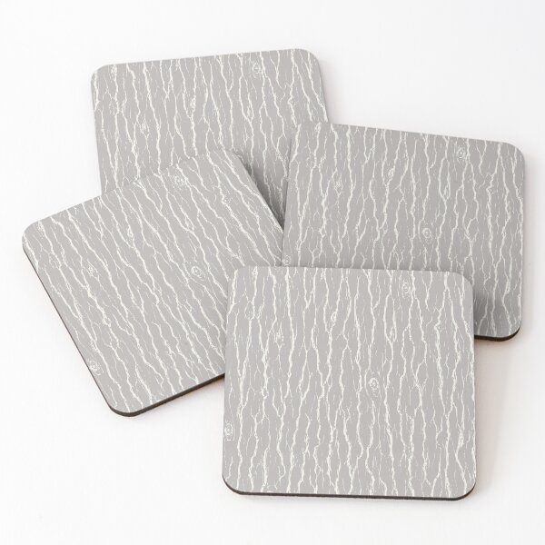 Item preview, Tree Bark Linocut Faux Bois Rustic pale taupe stone grey designed and sold by RenattaZare.