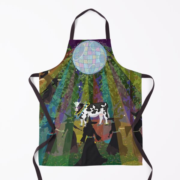 Item preview, Party Cow With Witches designed and sold by kerriestuff.