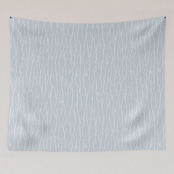 Item preview, Tree Bark Linocut Faux Bois Rustic powder blue icy lake designed and sold by RenattaZare.