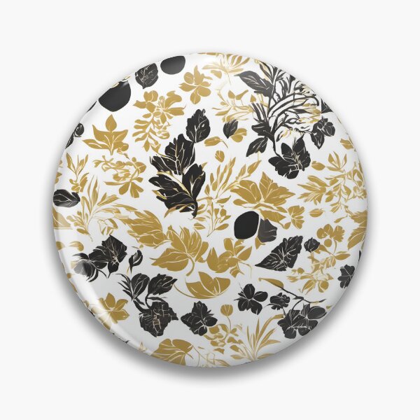 Item preview, Japanese Japanese Traditional Pattern - Traditional 金色と黒色ベースのモノクロ Wagara Design designed and sold by KS-PopArtJapan.