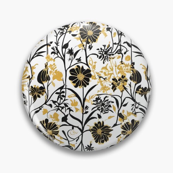 Item preview, Japanese Japanese Traditional Pattern - Traditional 金色と黒色ベースのモノクロ Wagara Design designed and sold by KS-PopArtJapan.