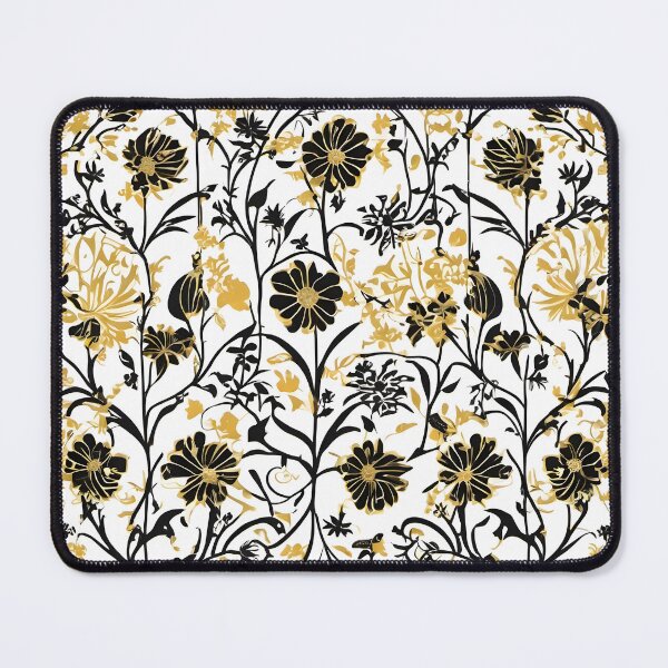 Item preview, Japanese Japanese Traditional Pattern - Traditional 金色と黒色ベースのモノクロ Wagara Design designed and sold by KS-PopArtJapan.